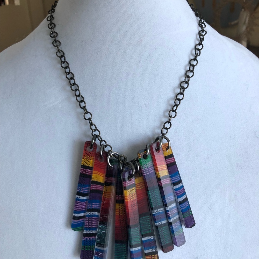 Color By Amber Multicolor Statement Necklace